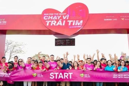 Hơn 6 tỷ đồng từ quỹ Chạy vì trái tim dành cho trẻ mắc bệnh tim bẩm sinh