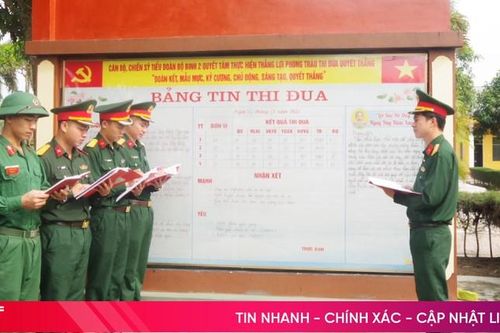 Xây dựng cơ sở Đảng '4 tốt' để thực hiện nhiệm vụ quân sự - quốc phòng