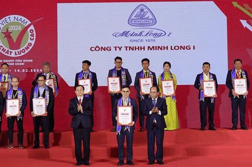 Minh Long tiếp tục được vinh danh Hàng Việt Nam Chất lượng cao 2024