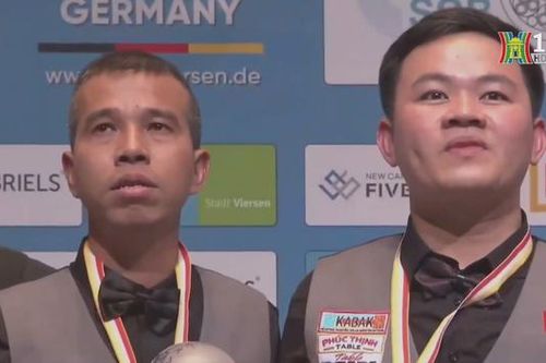 Việt Nam lần đầu vô địch giải billiards đồng đội thế giới