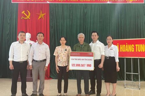 Chi trả quyền lợi bảo hiểm Bảo an tín dụng cho gia đình khách hàng tại Hòa An