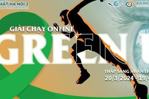 Bệnh viện Mắt Hà Nội cơ sở 2 phát động Giải chạy online Green Up gây quỹ mắt sáng