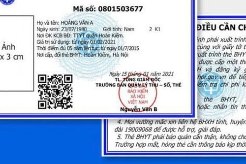 BHXH Việt Nam nói gì về thẻ BHYT mẫu mới không ghi ngày hết hạn sử dụng?