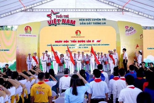 Hơn 5 triệu đội viên, thiếu niên cả nước sôi nổi tham gia Ngày hội Tiến bước lên Đoàn