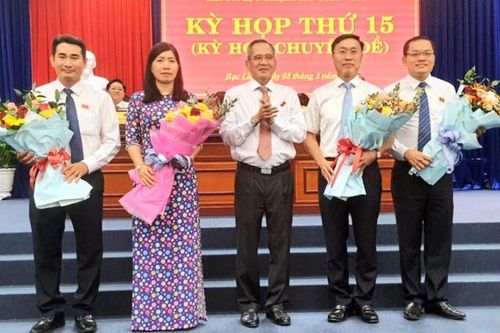 Phê chuẩn kết quả bầu 2 Phó Chủ tịch UBND tỉnh Bạc Liêu