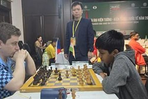 Kỳ thủ 8 nước dự Giải cờ vua đại kiện tướng - kiện tướng quốc tế Hà Nội năm 2024
