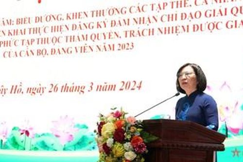 Quận Tây Hồ: 94% đảng viên đăng ký thực hiện việc mới, việc khó