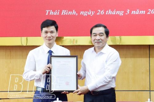 Ông Trần Anh Dân giữ chức Phó Chánh Văn phòng Đoàn đại biểu Quốc hội và HĐND tỉnh Thái Bình