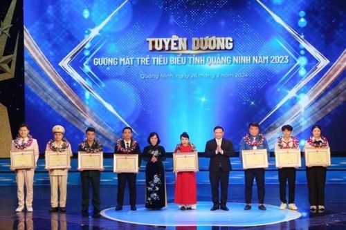 Tuyên dương 9 Gương mặt trẻ và 20 Tài năng trẻ tiêu biểu tỉnh Quảng Ninh năm 2023