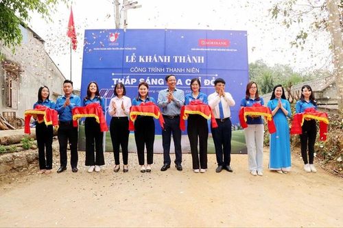 Đoàn thanh niên VNews khánh thành công trình 'Thắp sáng địa chỉ đỏ'