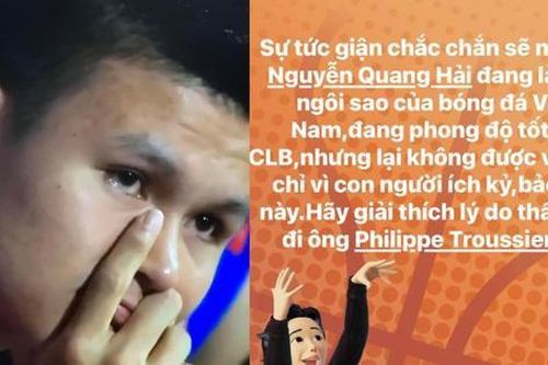 Câu hỏi lớn nhất lúc này: Tại sao Quang Hải không được vào sân?