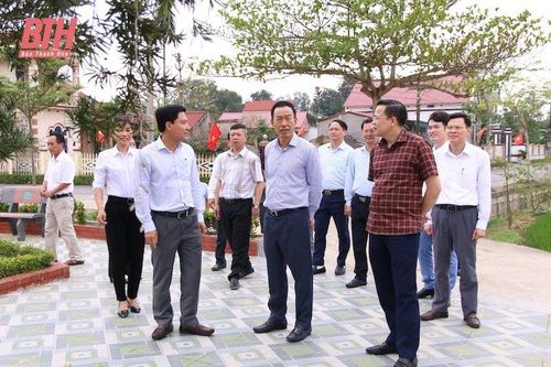 Thọ Xuân và Thiệu Hóa cần nỗ lực hơn nữa để đạt được mục tiêu trong xây dựng nông thôn mới