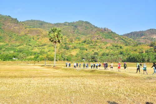 Bảy Núi mùa nắng cháy