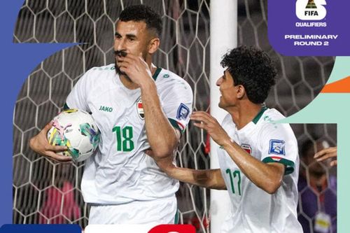 Thắng đậm Philippines, Iraq sớm vào vòng loại thứ 3 World Cup 2026