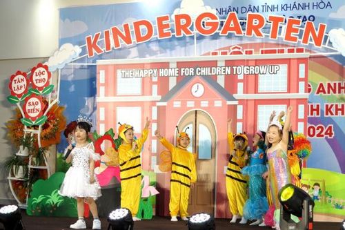 Khai mạc Hội thi làm quen với tiếng Anh dành cho trẻ mẫu giáo cấp tỉnh
