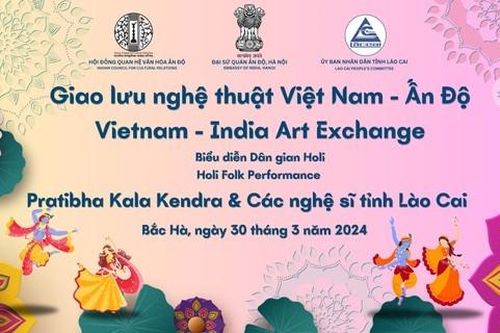 Nhóm múa dân gian Pratibha Kala Kendra sắp tham gia biểu diễn tại huyện Bắc Hà