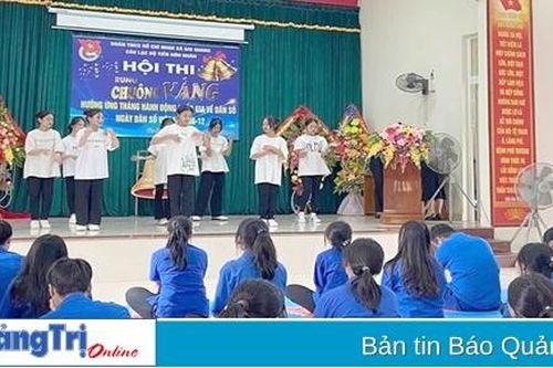 Sân chơi bổ ích của thanh niên và vị thành niên xã Gio Quang