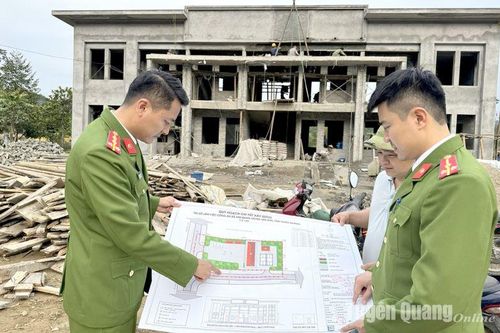 Đẩy nhanh xây dựng trụ sở Công an cấp xã