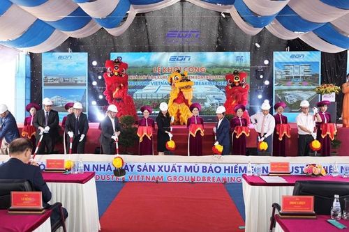 Khởi công Dự án Nhà máy sản xuất mũ bảo hiểm EON Industry Việt Nam