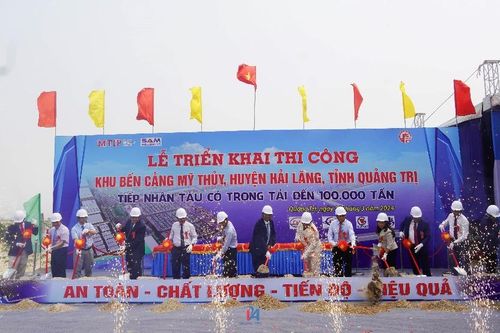 Quảng Trị: Triển khai thi công Khu bến cảng Mỹ Thủy tổng vốn đầu tư hơn 14.000 tỷ đồng
