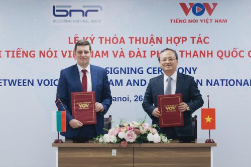 VOV ký kết hợp tác với Đài phát thanh quốc gia Bulgaria