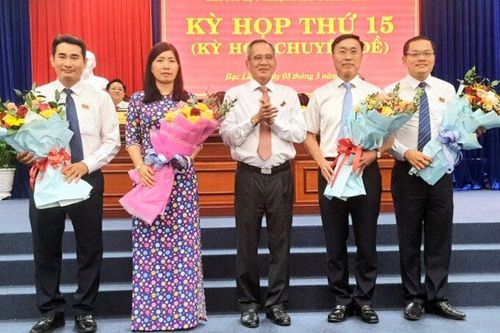 Phê chuẩn kết quả bầu 2 Phó Chủ tịch UBND tỉnh Bạc Liêu