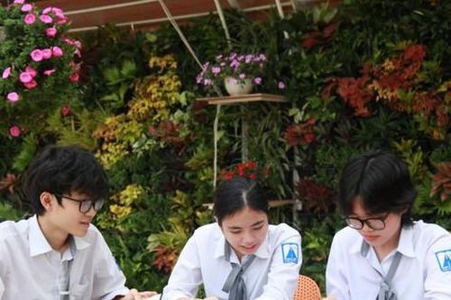 Học sinh chuyên Hà Nội - Amsterdam có thêm góc học tập xanh