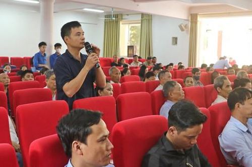 Sơn Tây: Tiếp xúc cử tri chuyên đề về công tác giải phóng mặt bằng