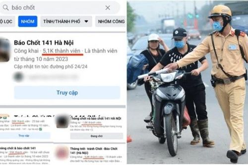 Lập nhóm báo chốt cảnh sát giao thông có bị xử phạt?