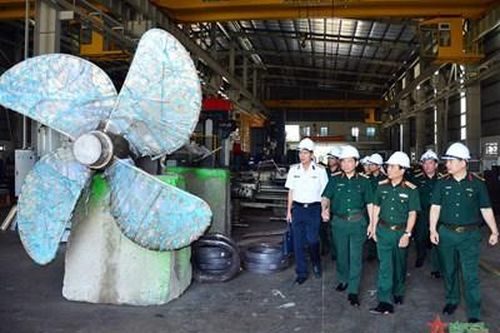 Bộ Tổng tham mưu Quân đội nhân dân Việt Nam thăm, làm việc với Tổng công ty Ba Son