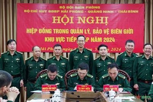 Hội nghị ký kết quy chế hiệp đồng bảo vệ biên giới, vùng biển tiếp giáp năm 2024