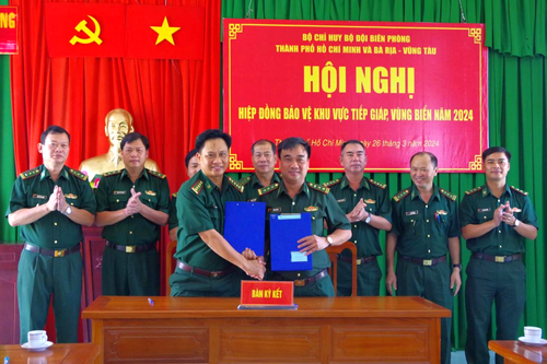 BĐBP thành phố Hồ Chí Minh và Bà Rịa-Vũng Tàu: Hiệp đồng bảo vệ biên giới khu vực tiếp giáp, vùng biển năm 2024