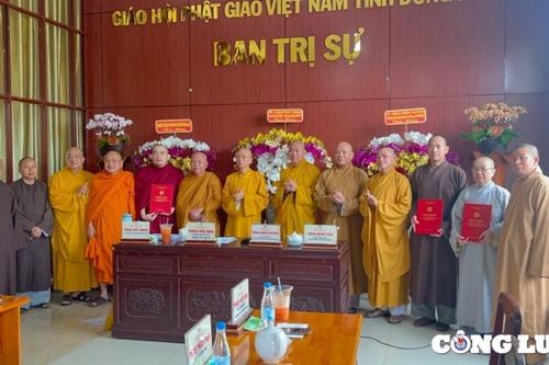 Công bố quyết định chuẩn y nhân sự bổ sung thành viên Ban Trị sự Phật giáo tỉnh Đồng Nai