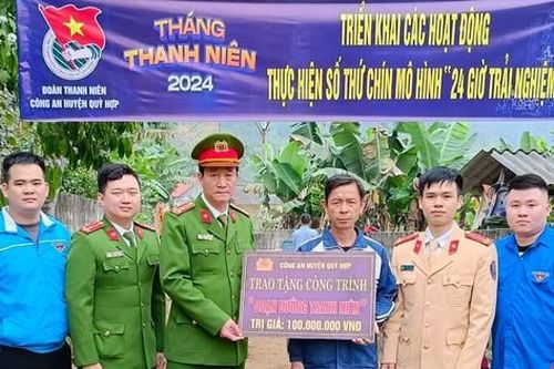 Tuổi trẻ Công an Nghệ An ghi dấu ấn với nhiều hoạt động hướng về cộng đồng