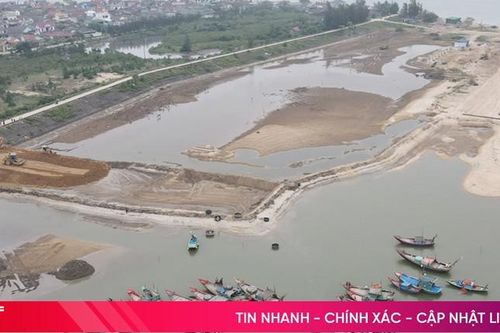 Những hạng mục đầu tiên của cảng cá 280 tỷ đồng ở Hà Tĩnh