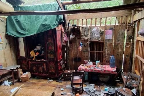 Cao Bằng: Mưa to, gió lốc làm tốc mái hàng trăm nhà ở của người dân vùng cao