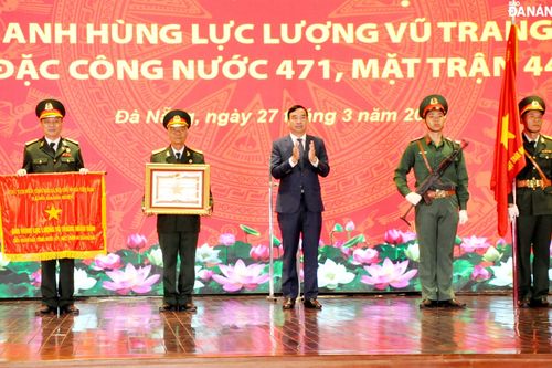 Tiểu đoàn Đặc công nước 471 đón nhận danh hiệu Anh hùng Lực lượng vũ trang nhân dân
