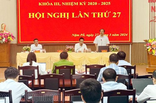 Hội nghị Ban Chấp hành Đảng bộ huyện Nậm Pồ lần thứ 27, khóa III