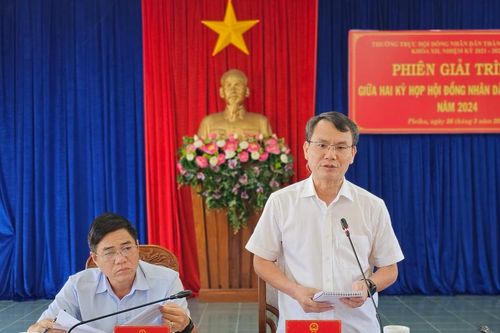Họp phiên giải trình giữa hai kỳ họp HĐND TP. Pleiku năm 2024