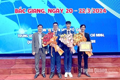 Dự án của Trường THPT Chuyên Tuyên Quang được chọn tham gia Hội thi Khoa học kỹ thuật quốc tế năm 2024 tại Hoa Kỳ