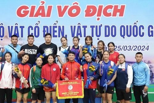Nội dung vật tự do nữ của Thừa Thiên Huế đứng thứ nhất toàn đoàn
