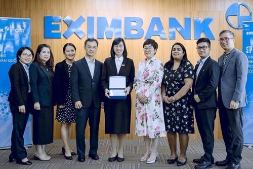 Eximbank vinh dự nhận giải thưởng thanh toán quốc tế xuất sắc từ Citibank
