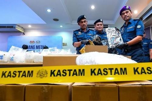 Hải quan Malaysia thu giữ 380kg ma túy