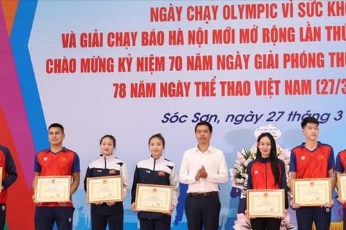 Sóc Sơn: Hơn 30.000 người tham gia Giải chạy Báo Hànôịmới lần 49