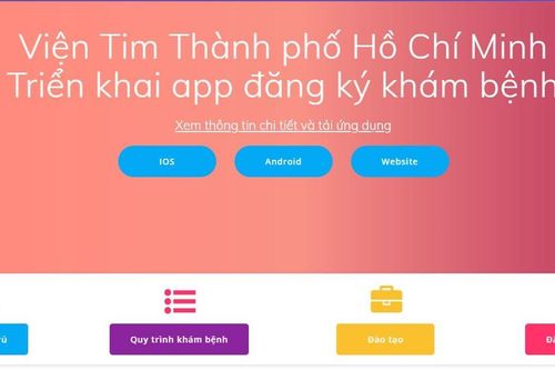 TP HCM: Đã khắc phục sự cố website của Viện Tim thành phố bị tấn công