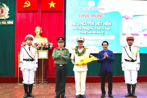 Đại úy công an tận tụy công việc, hăng hái tham gia công tác đoàn