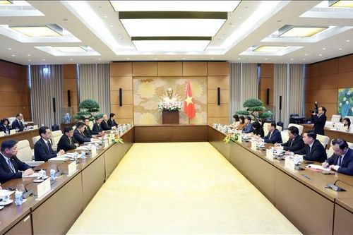 Chủ tịch Quốc hội tiếp Đoàn đại biểu Liên đoàn các tổ chức kinh tế Nhật Bản