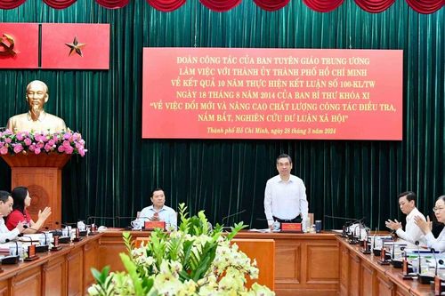Công tác nghiên cứu dư luận xã hội tại TPHCM liên tục đổi mới