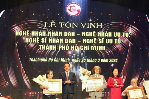 TPHCM tôn vinh nghệ nhân, nghệ sĩ đạt danh hiệu cao quý năm 2024