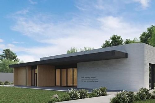 Xây trường học bằng công nghệ in 3D chỉ trong 40 giờ